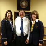 Jennifer Brisette, US Rep. Michael C. Burgess, and Julie Frederick